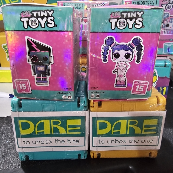 (4) 2 Little Big Bites & 2 LOL Tiny Toys Blind Box Surprises RANDOM age 4+ - Picture 7 of 14